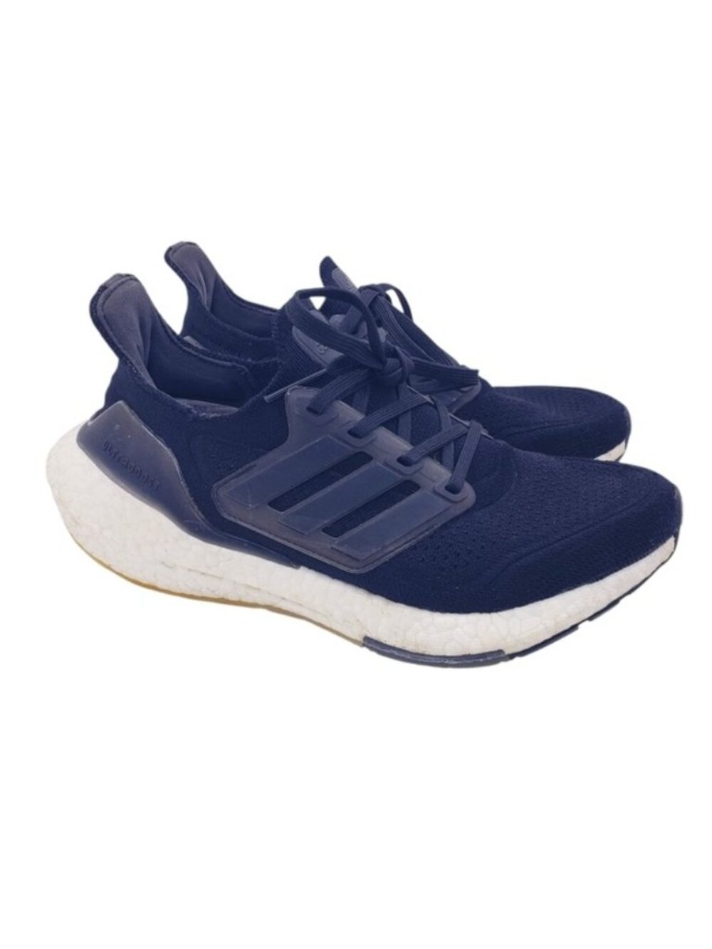 Adidas Ultraboost 21 Black Lace Up Athletic Shoes Sneakers Women's Size 6.5